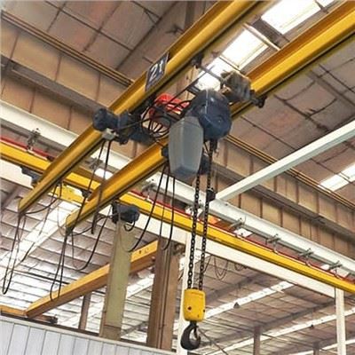 15 Ton Suspension Double Beam Bridge Crane bi Trolley Hoist Ewropew